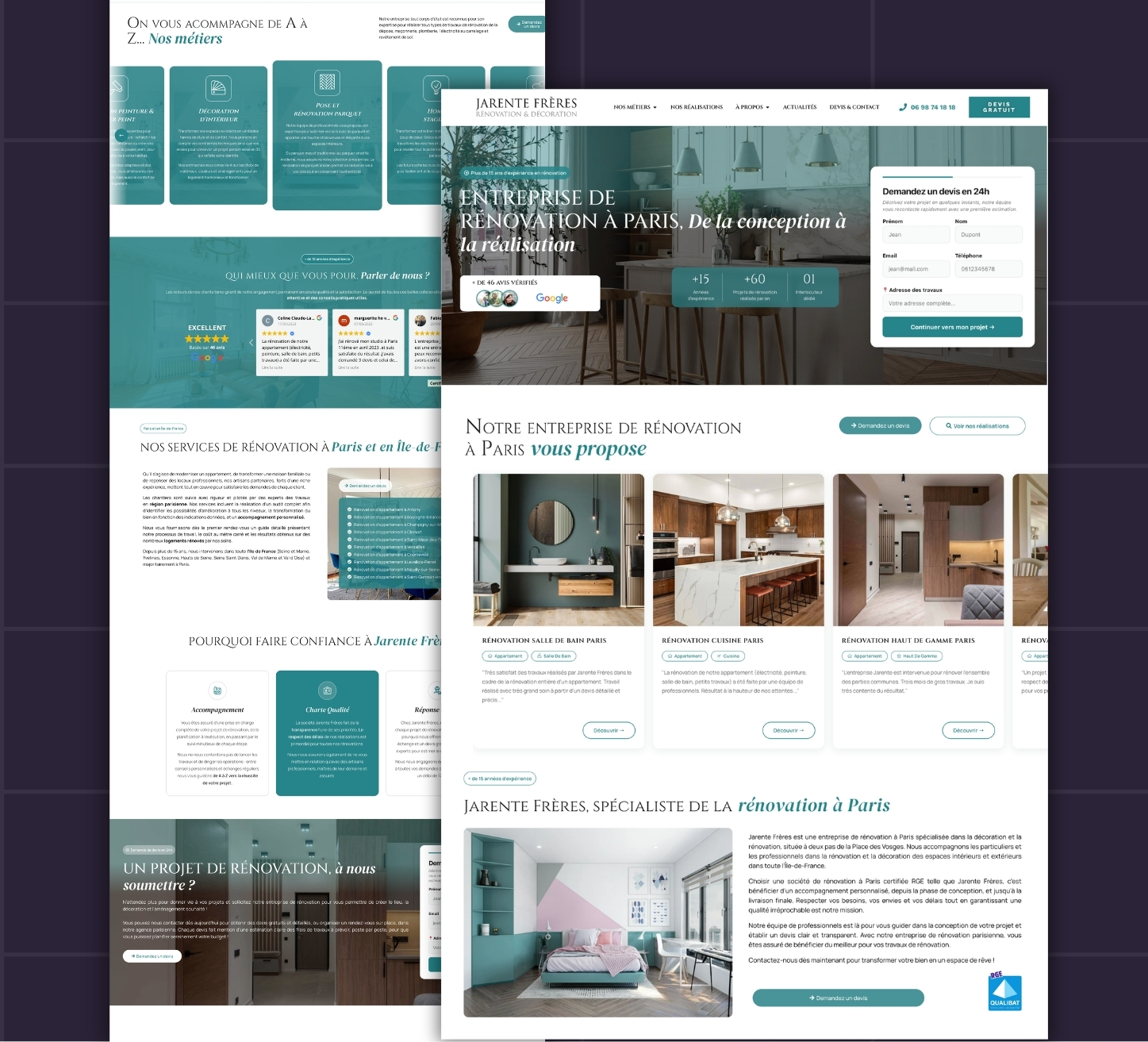 Jarentes Frères - Cas Clients